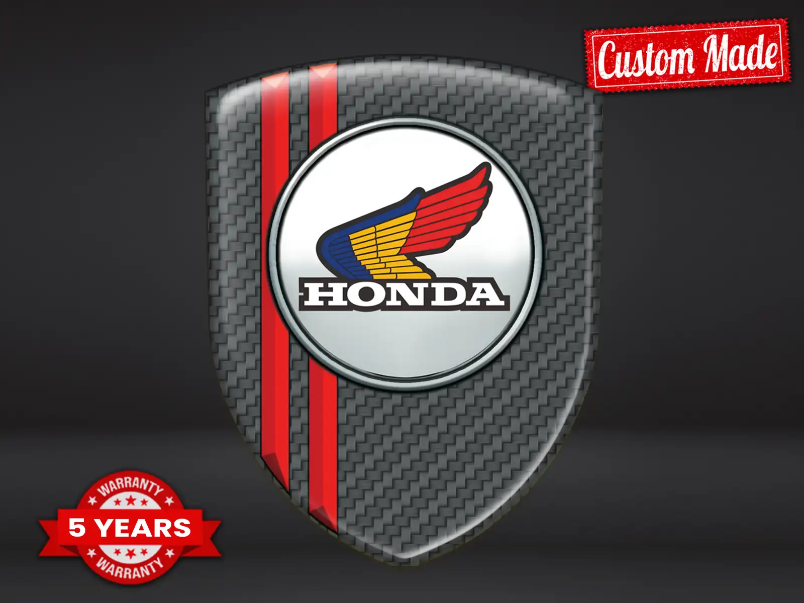 Honda Emblemas Silicona Auto Duraderos Máximo Estilo Pro